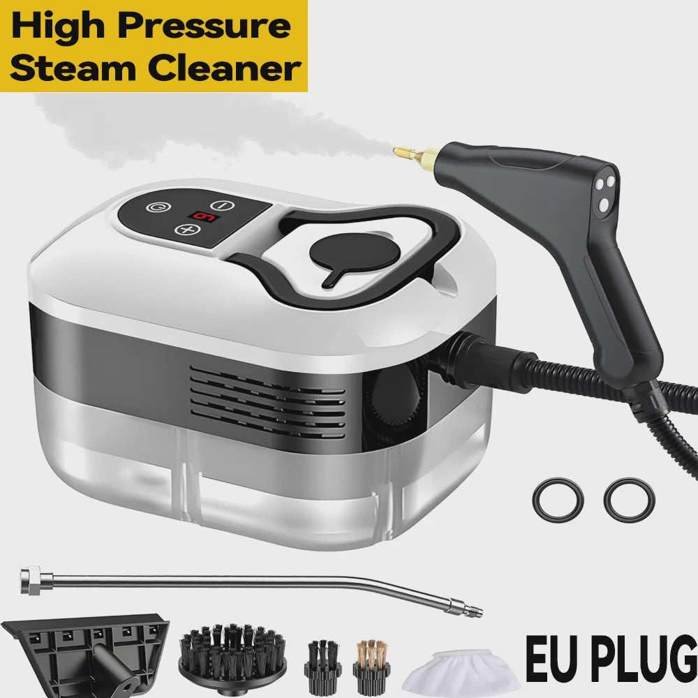 Krachtige 2500W Handheld Stoomreiniger - Hoge Druk & Temperatuur voor Keuken, Badkamer & Auto