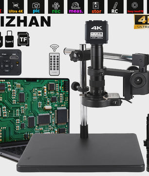 4K UHD Industriële Digitale Microscoop Camera met HDMI & USB voor Soldeerwerk