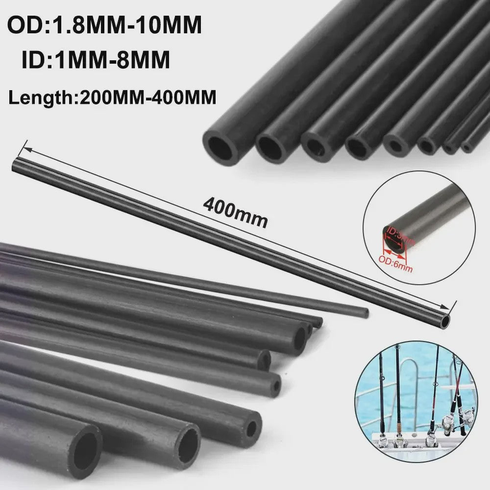 Carbon Fiber Holle Buis - Diverse Diameters & Lengtes voor DIY Projecten