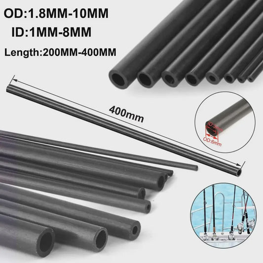 Carbon Fiber Holle Buis - Diverse Diameters & Lengtes voor DIY Projecten