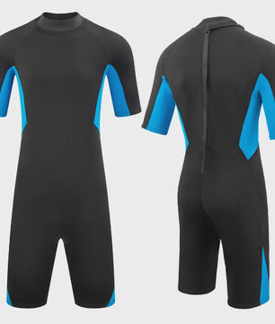Heren Wetsuit 3mm Neopreen Korte Mouw - Duiken, Surfen & Watersport
