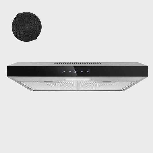 TopStrong 60cm Onderbouw Afzuigkap met LED Verlichting - Recirculatie