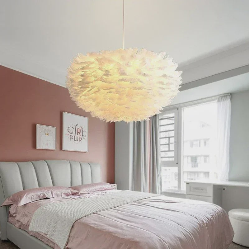 Nordic Veer Plafondlamp - Sfeervolle LED Hanglamp voor Woonkamer, Slaapkamer & Eetkamer