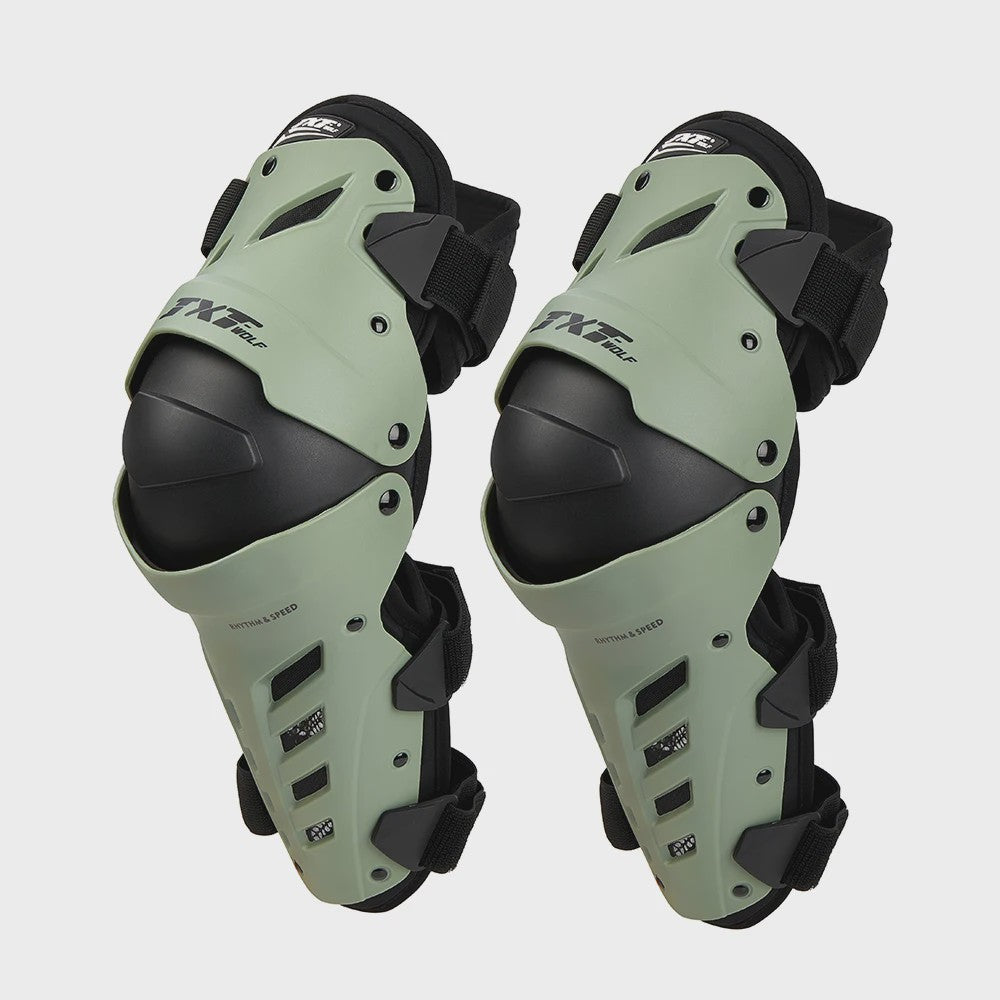 JXT WOLF Motorcross Kniebeschermers - Robuuste Bescherming voor Off-road & Straat