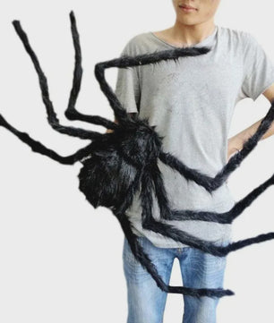 Enorme Pluche Spin Halloween Decoratie - 30cm tot 200cm