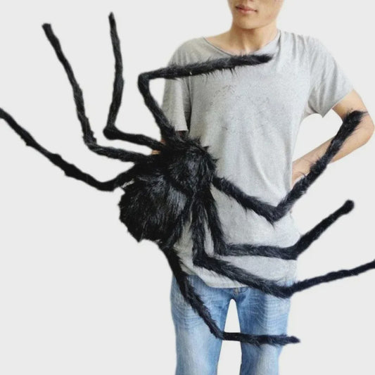 Enorme Pluche Spin Halloween Decoratie - 30cm tot 200cm