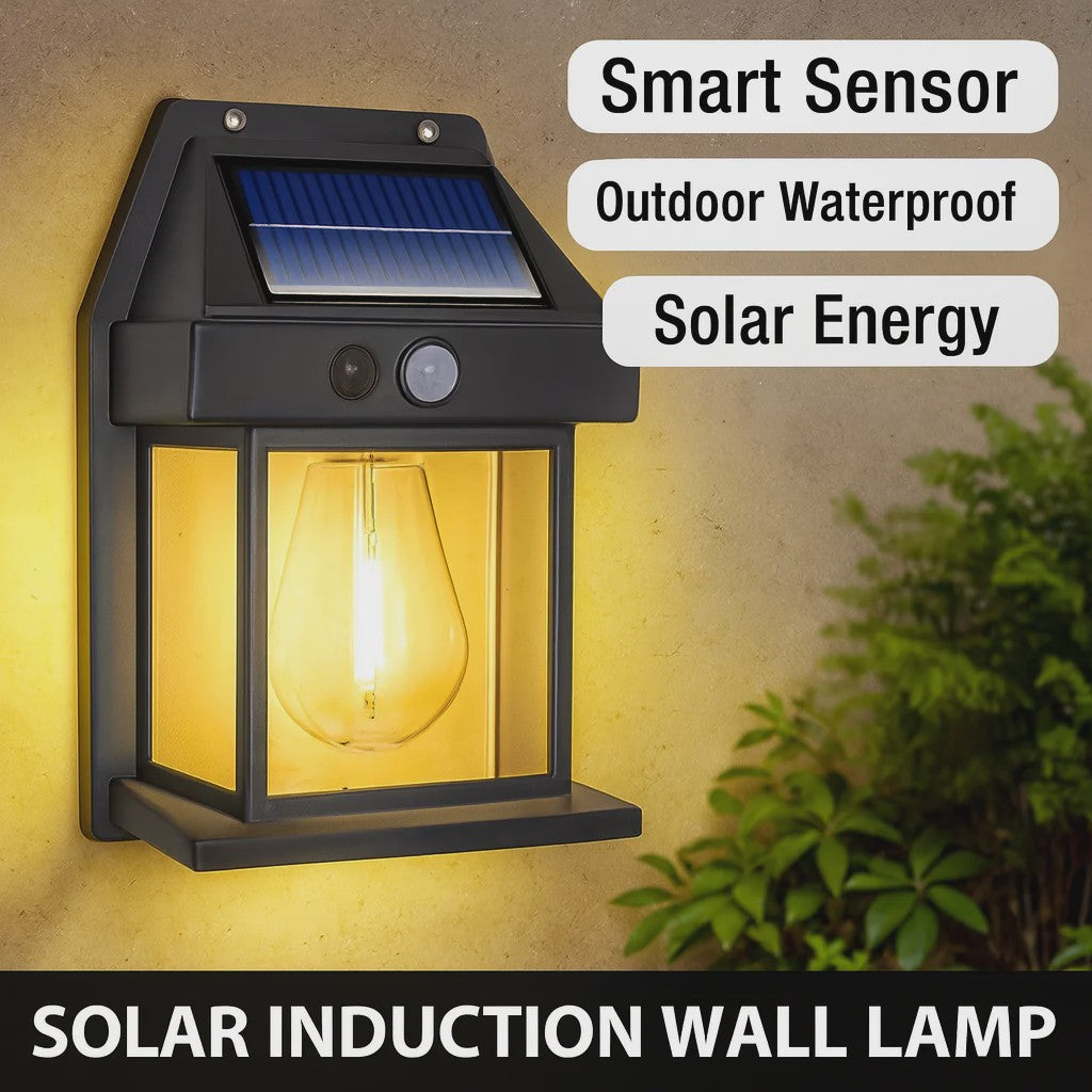 Krachtige Solar Wandlamp met Bewegingssensor - Waterdicht & Automatisch Licht