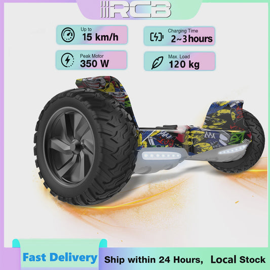 RCB Hoverboard 8.5 Inch Zelfbalancerend met App Controle, Bluetooth & LED Verlichting