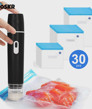 Draagbare Elektrische Vacuümpomp - Oplaadbaar & Compact voor Voedselverpakking