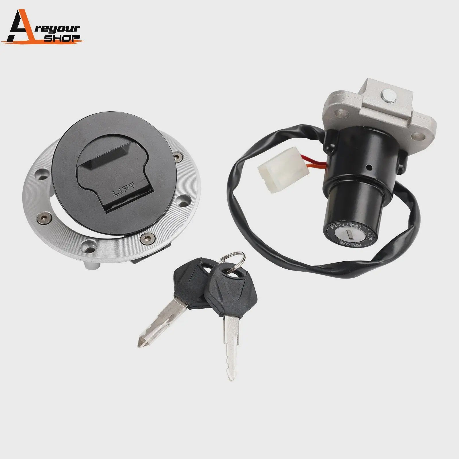 Contactslot & Tankdop Set voor Hyosung GT125R GT250R GD250R GT650R GT650S