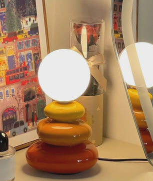 Keramische LED Tafellamp - Sfeerverlichting voor Slaapkamer & Bureau
