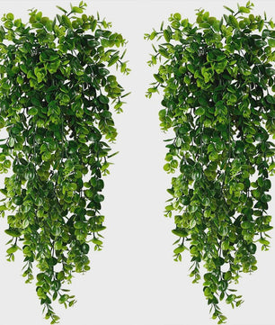 Kunst Hangplant Eucalyptus - UV-bestendig Plastic Groen voor Binnen & Buiten Decoratie
