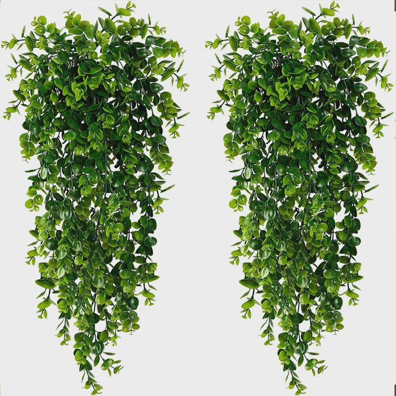 Kunst Hangplant Eucalyptus - UV-bestendig Plastic Groen voor Binnen & Buiten Decoratie