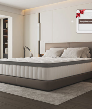 Hiazurm Pocketvering Matras 140x200cm - 7-Zoons Kern, Medium Hardheid, Ademend