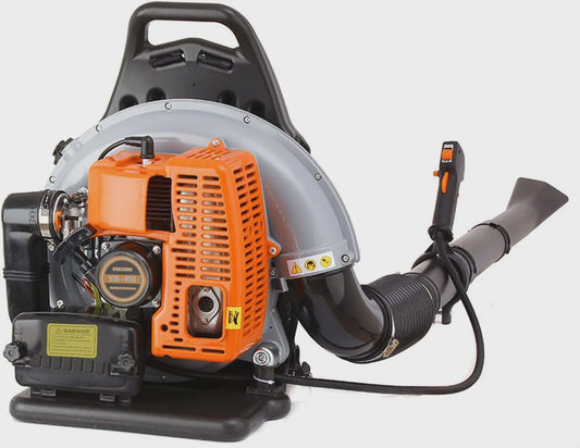 Krachtige Benzine Rugzak Bladblazer 63CC - 6800 RPM met 1.7L Tank en Comfortabele Schouderband