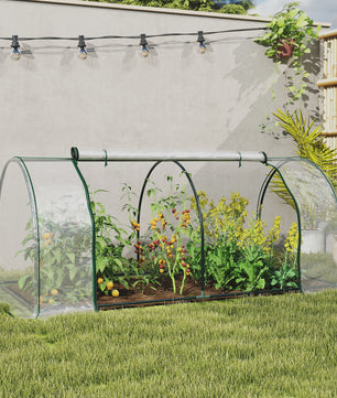 Tunnelkas 200x100x80cm - Stevig Staalframe & Transparante PVC Hoes