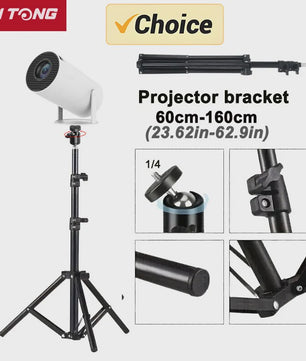 DITONG Uitschuifbare Projector Statief & Lichtstatief - 160cm Hoog - Voor Magcubic HY300Pro/HY320mini