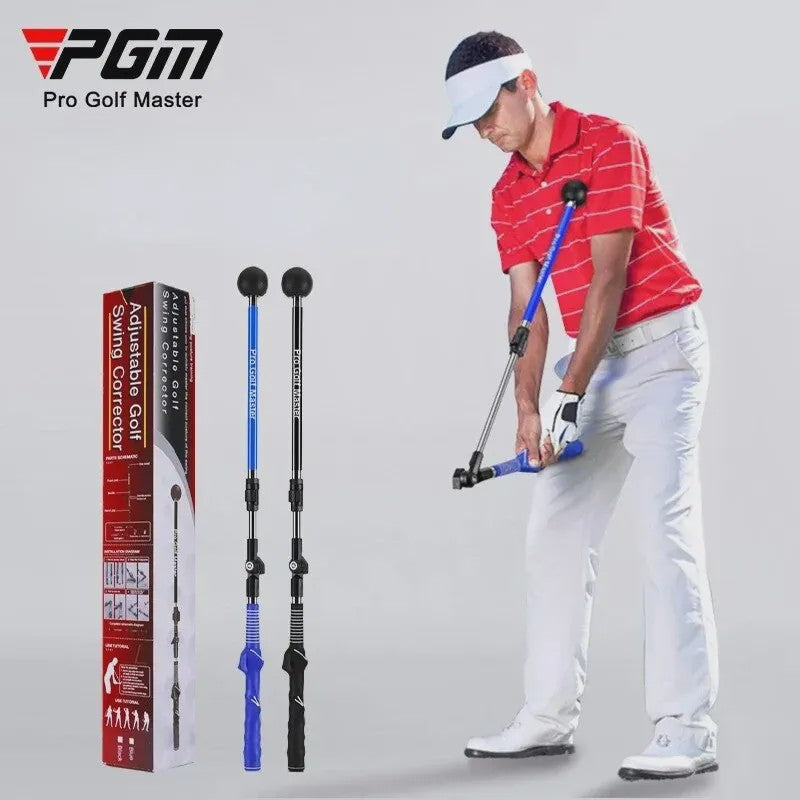PGM Golf Swing Trainer - Verstelbare Lengte & Hoek voor Beginners (Links/Rechts)