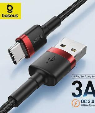 Baseus USB-C Kabel: Snel Opladen & Data | Duurzaam & Compatibel