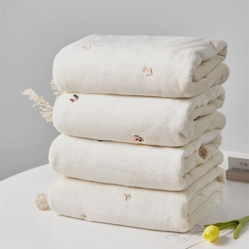 Zachte Baby Deken Fleece - Geboorte Swaddle, Kinderwagen & Ledikant - Antraciet met Sterren