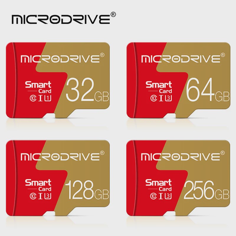Micro SD Kaart Class 10 - 4GB tot 256GB - Mini TF Kaart voor Smartphone, Camera & meer