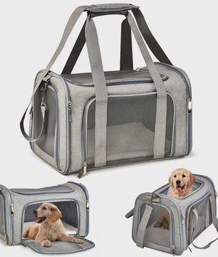 Draagbare Reistas voor Hond en Kat - Airline Approved Reismand