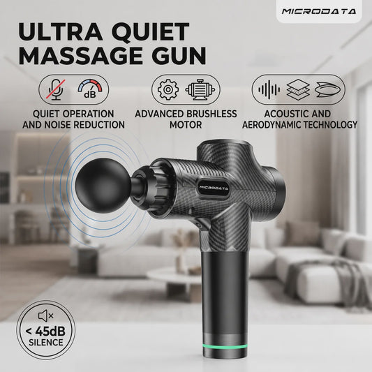 Professionele Massage Gun met LCD Touchscreen - 30 Snelheden voor Diepe Spierontspanning