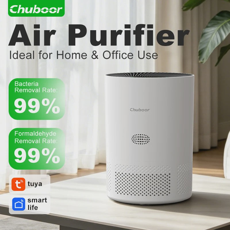 Luchtreiniger met H13 HEPA Filter - Verwijdert Stof, Rook, Geurtjes & Huisdierenharen - 185m³/h CADR