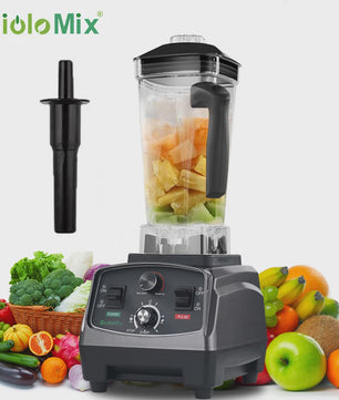 BioloMix 2200W Krachtige Blender met Timer & 2L BPA-vrije Kan - Heavy Duty Mixer