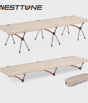 WESTTUNE Ultralichte Aluminium Camping Cot - Opvouwbaar Kampeerbed