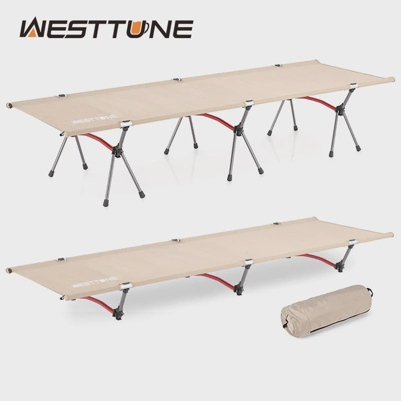 WESTTUNE Ultralichte Aluminium Camping Cot - Opvouwbaar Kampeerbed