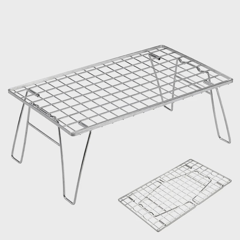 Campingmoon T-235A Opvouwbare BBQ Tafel - Zilver Aluminiumlegering