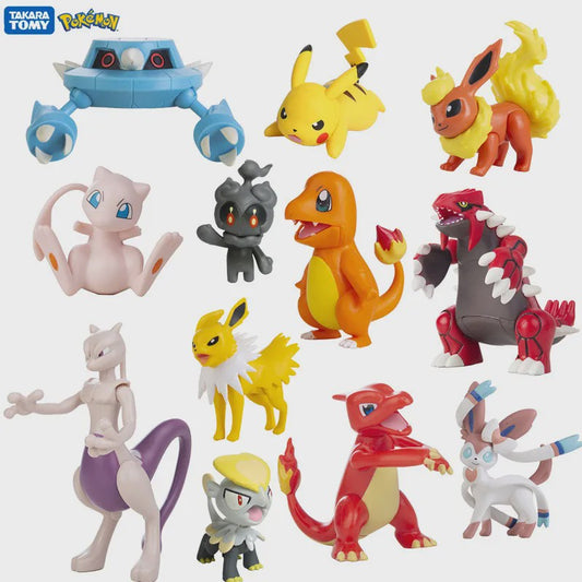 Pokemon Figuren Collectie: Pikachu, Eevee, Charmander, Mewtwo & Meer (4-13 cm)