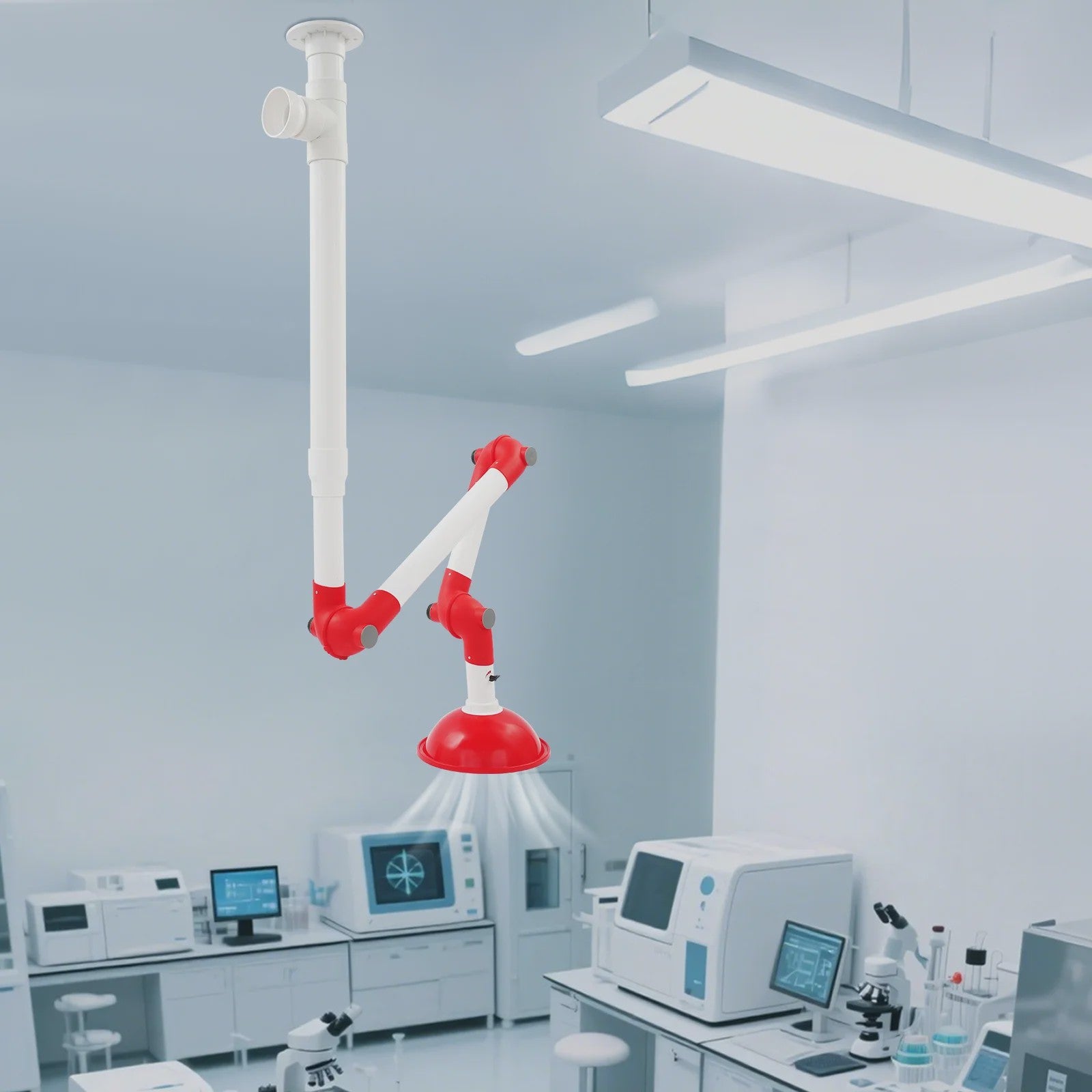 Professionele Afzuigkap Laboratorium | Flexibele Fume Hood Afzuigarm