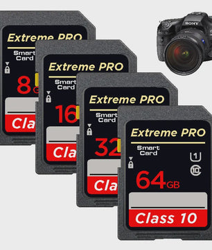 Snelle Class 10 SD Kaarten - 8GB tot 256GB - Ideaal voor Camera's en Opslag