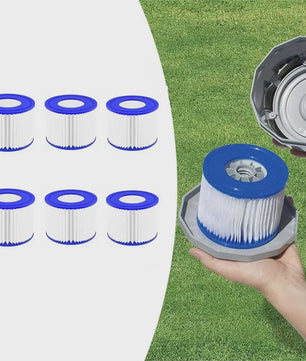 6x Spa Filter Cartridge voor Lay-Z-Spa Hot Tub - Zwembad Reiniging