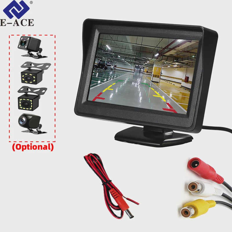 4.3 Inch Auto Achteruitrijcamera Display - Draaibaar & Universeel