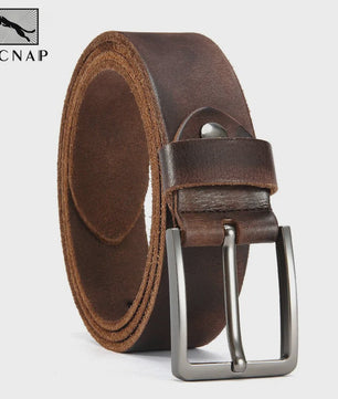Luxe Heren Riem van Echt Leer - Stijlvolle Casual & Zakelijke Accessoire