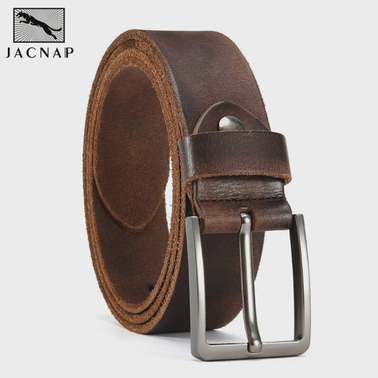 Luxe Heren Riem van Echt Leer - Stijlvolle Casual & Zakelijke Accessoire