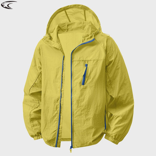 Unisex Zonnebeschermende Windjack - Lichtgewicht & Ademend voor Outdoor Avonturen