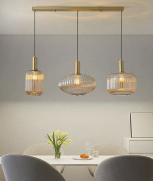 Moderne Glazen Hanglamp voor Eetkamer - Stijlvolle Plafondlamp