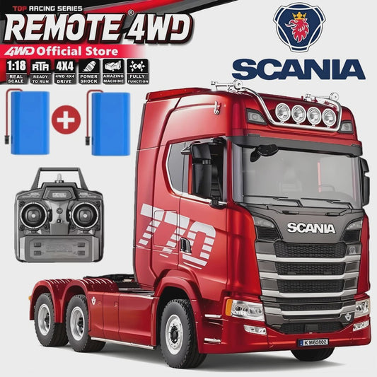 RC Tractor Truck Scania 770S 1:18 - Officieel Gelicenseerd met Licht & Geluid