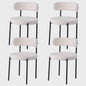 Nordic Stijl Teddy Velvet Eetkamerstoelen - Set van 2, 4 of 6