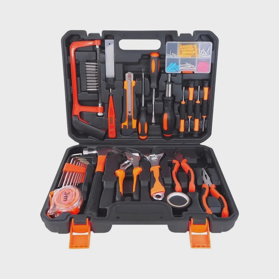 Multifunctionele Gereedschapskist - 43-Delige Set voor Thuisreparatie en Montage