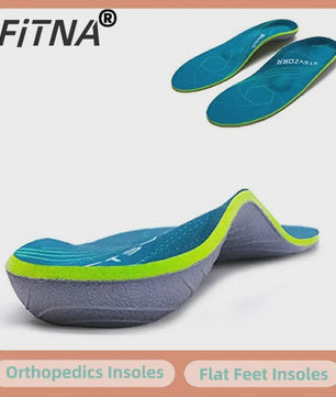 Orthopedische Steunzolen voor Platte Voeten, Hielpijn & Plantaire Fasciitis - Unisex Schoen Inlegzolen