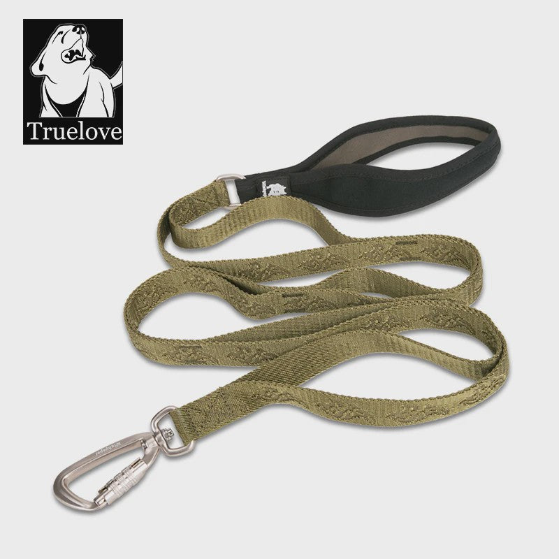 TRUELOVE Hondenlijn Nylon met Karabijnhaak - Sterk, Comfortabel & Veilig voor Reizen