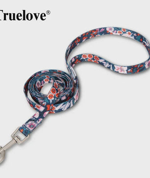 Truelove Hondenlijn Polyester Bloemenprint - Lichtgewicht & Duurzaam voor Training en Wandelen
