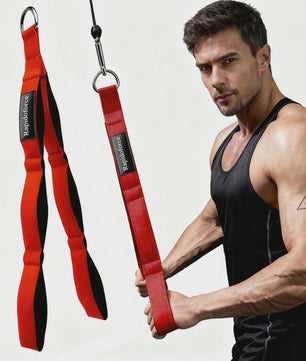 Heavy Duty Triceps Touw voor Kabelmachine - Fitness Pull Down Oefening voor Biceps, Triceps & Rug Training