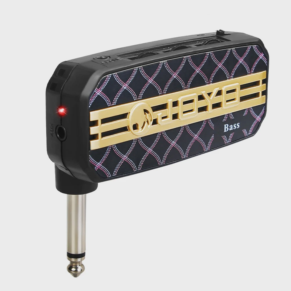 JOYO JA-03 Mini Bass Gitaarversterker - Draagbare Hoofdtelefoon Amp met 6 Geluidseffecten