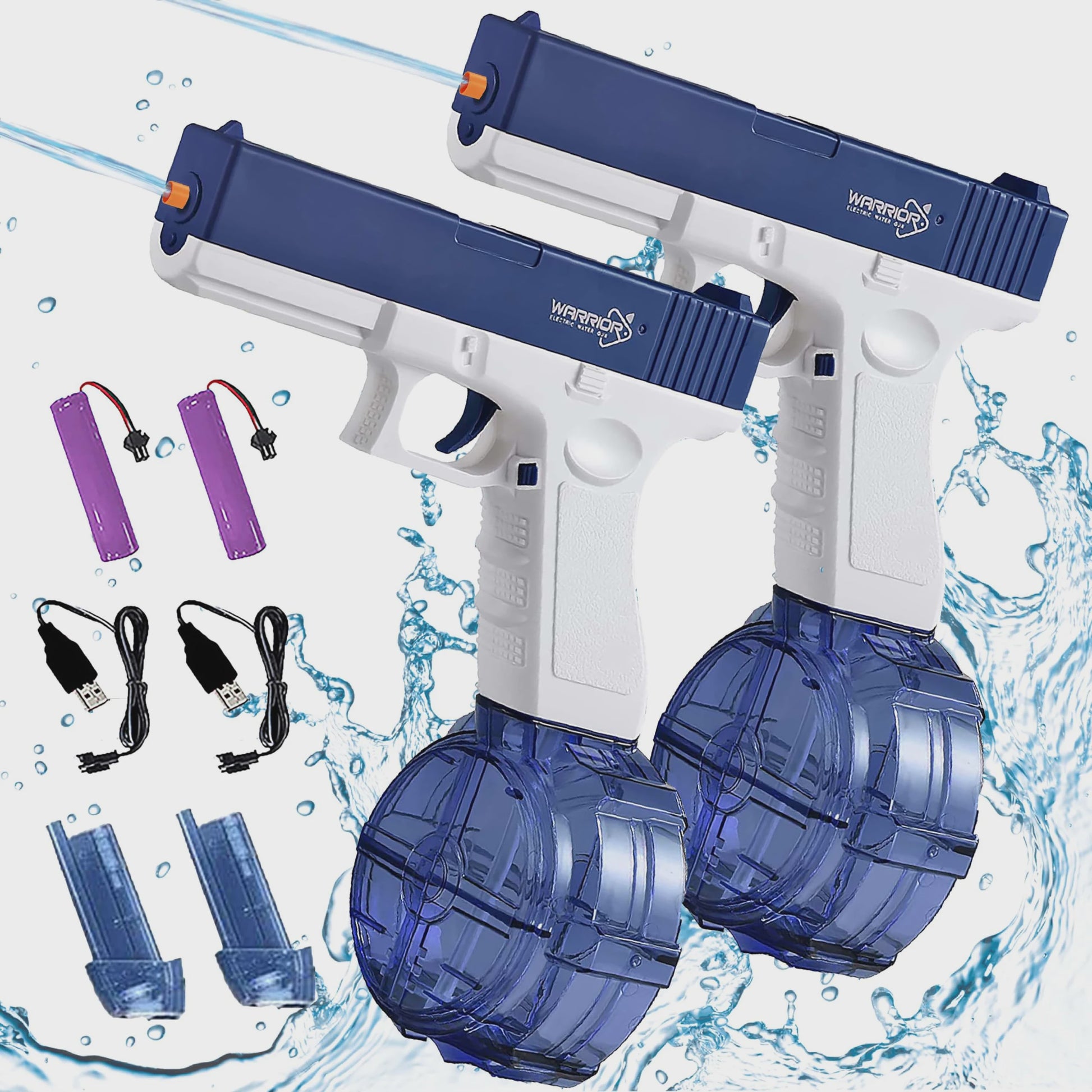Elektrisch Waterpistool - Automatisch & Handmatig, 32FT Bereik, Oplaadbaar